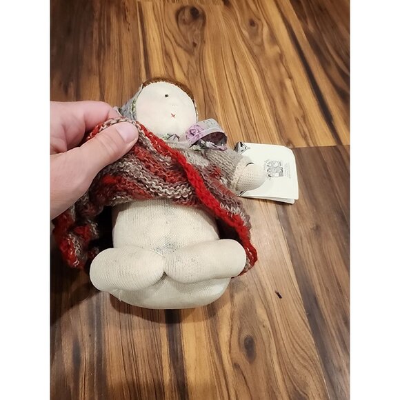 Bobita Handmade Romanian Folk Doll by Little Souls Inc 1994 – Knit Wool Dress 10 - Picture 8 of 10